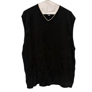 Calvin Klein Jeans Black Top with Gold Trim